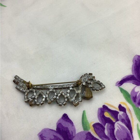 Vintage Czech Dachshund brooch Colorful - Picture 6 of 6